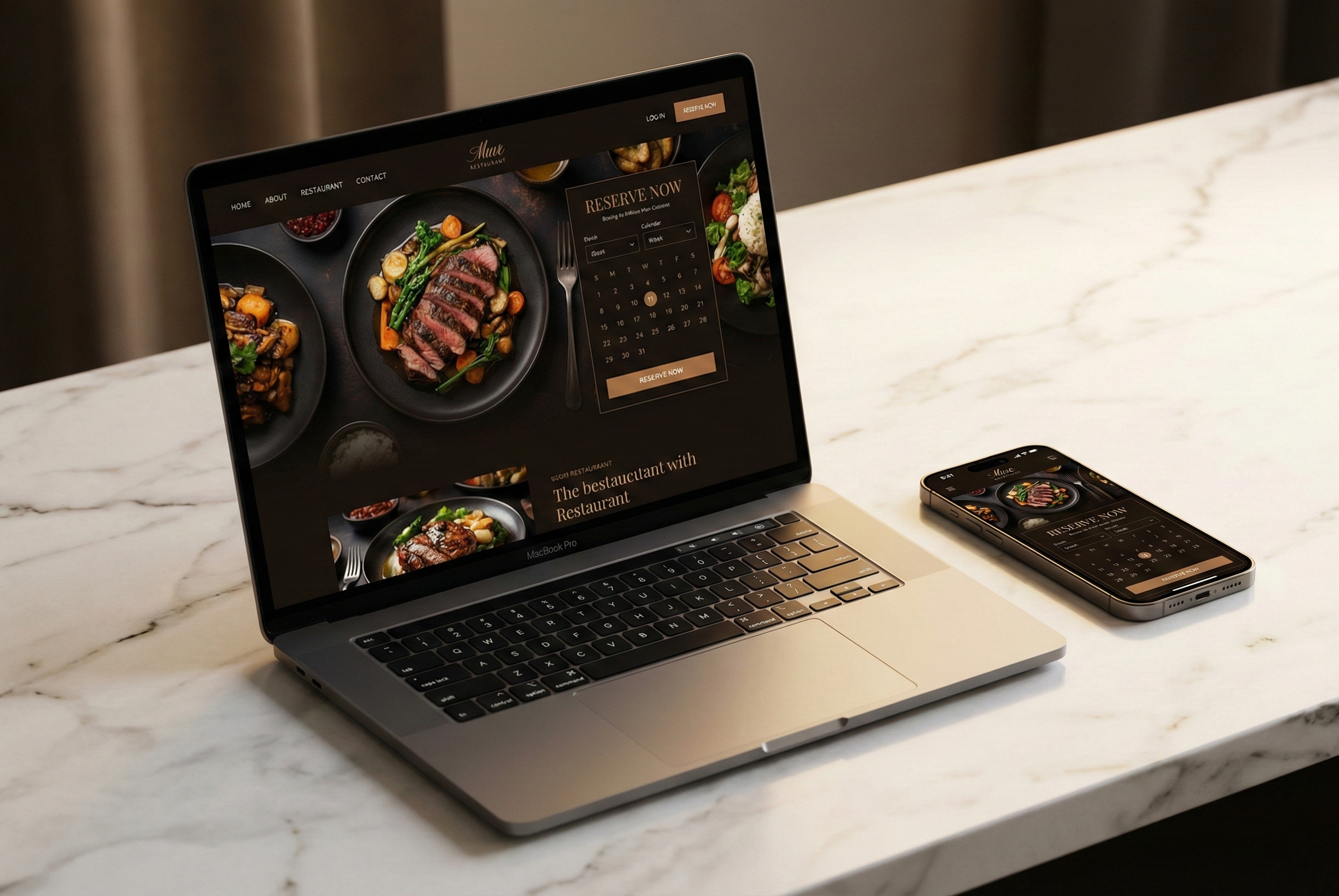 Restaurant Website Projekt