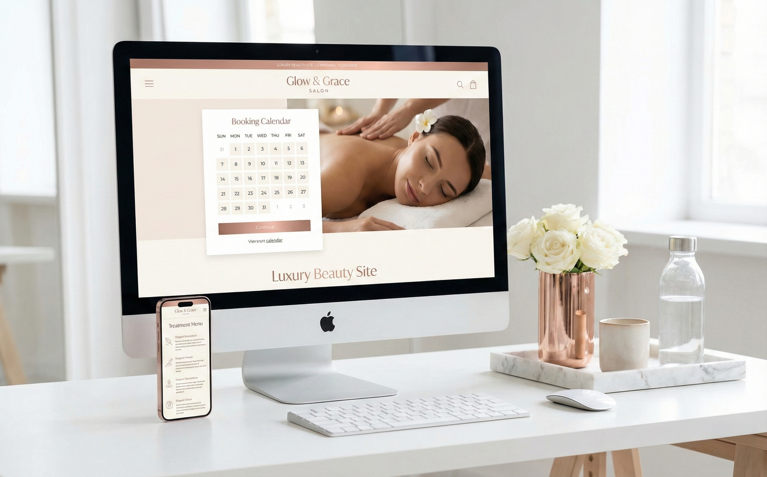 Beauty Salon Website Projekt